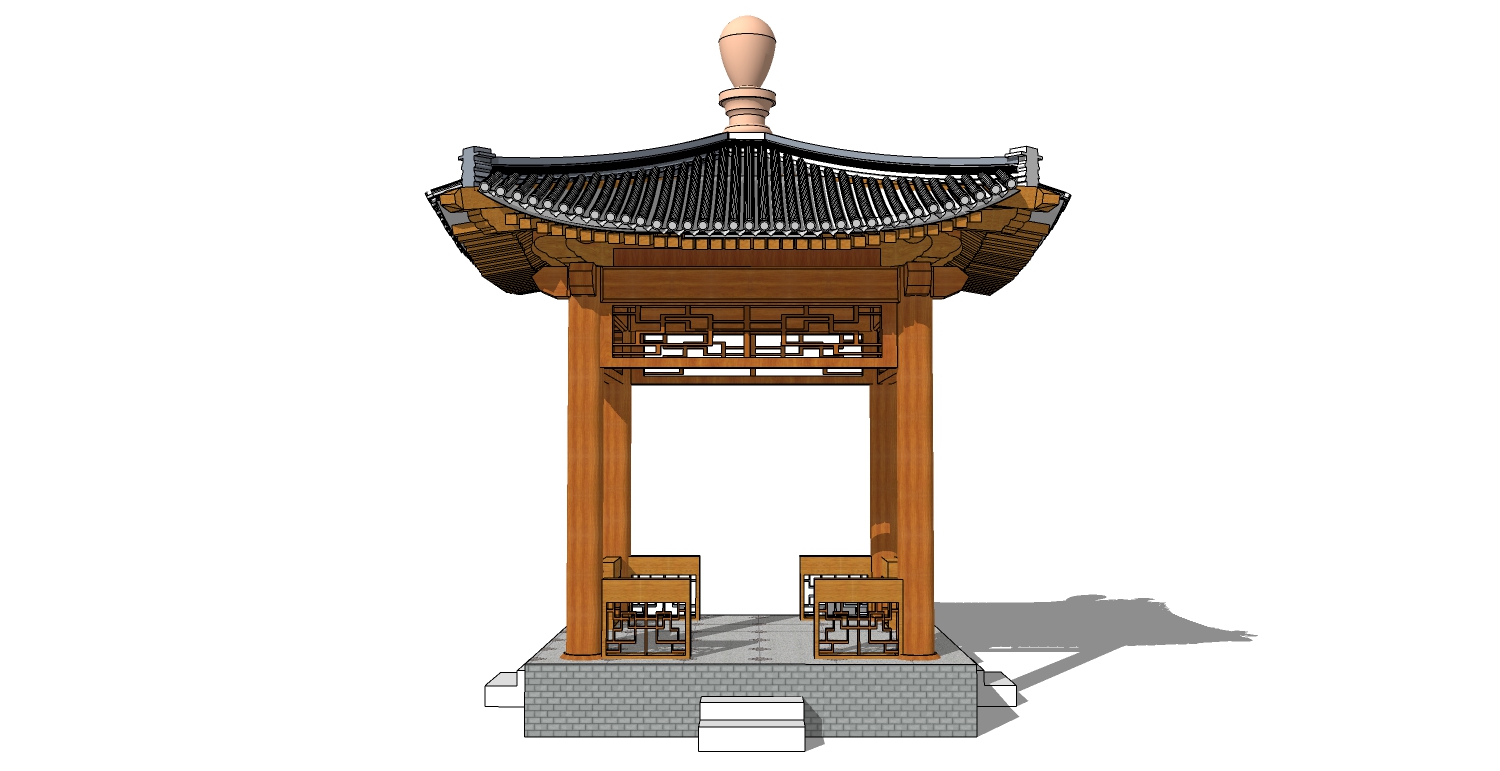 中式韩式日式古建凉亭 (41)(1)