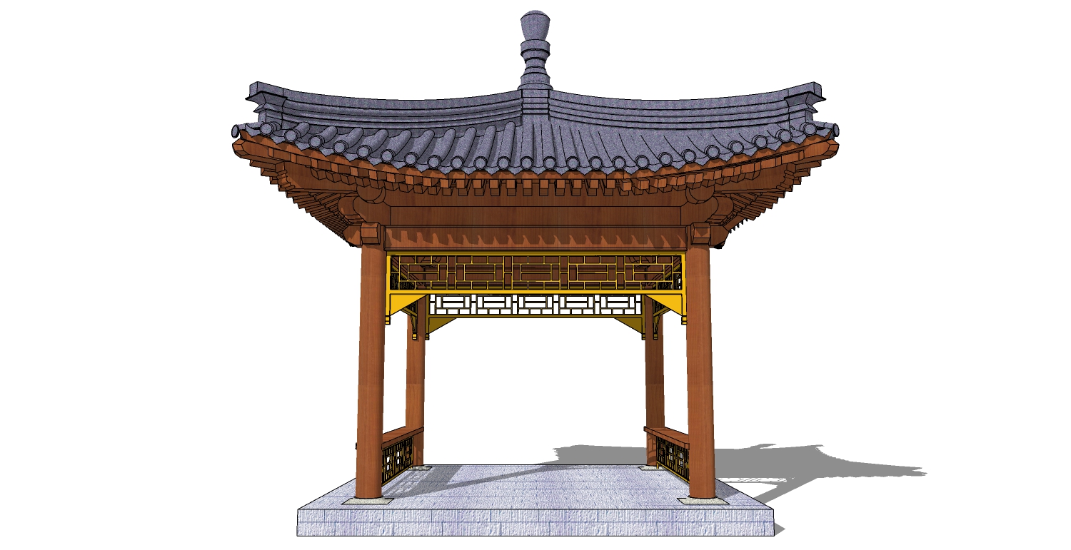 中式韩式日式古建凉亭 (44)(1)