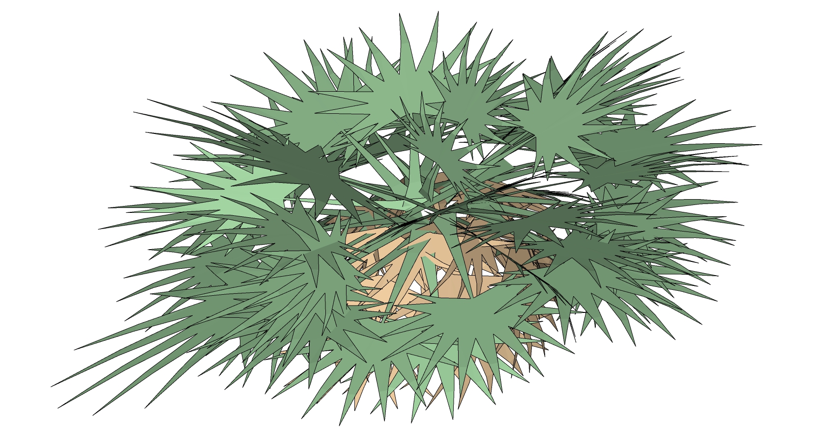 室外园林3d景观地被植物灌木sketchup草图模型下载  (65)