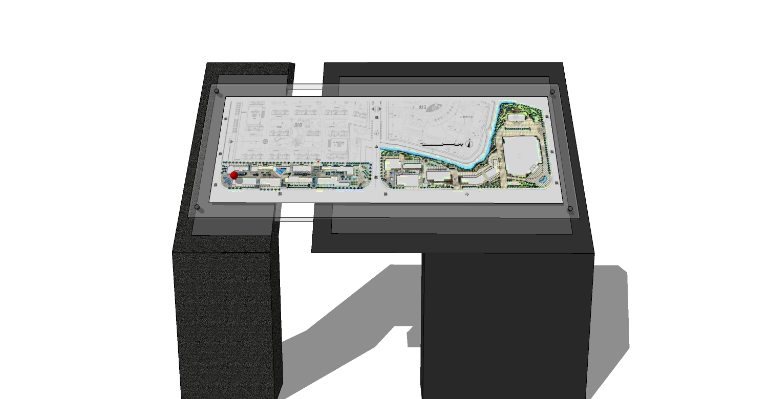 商场商业道路指示牌标SketchUp草图模型下载 (35)