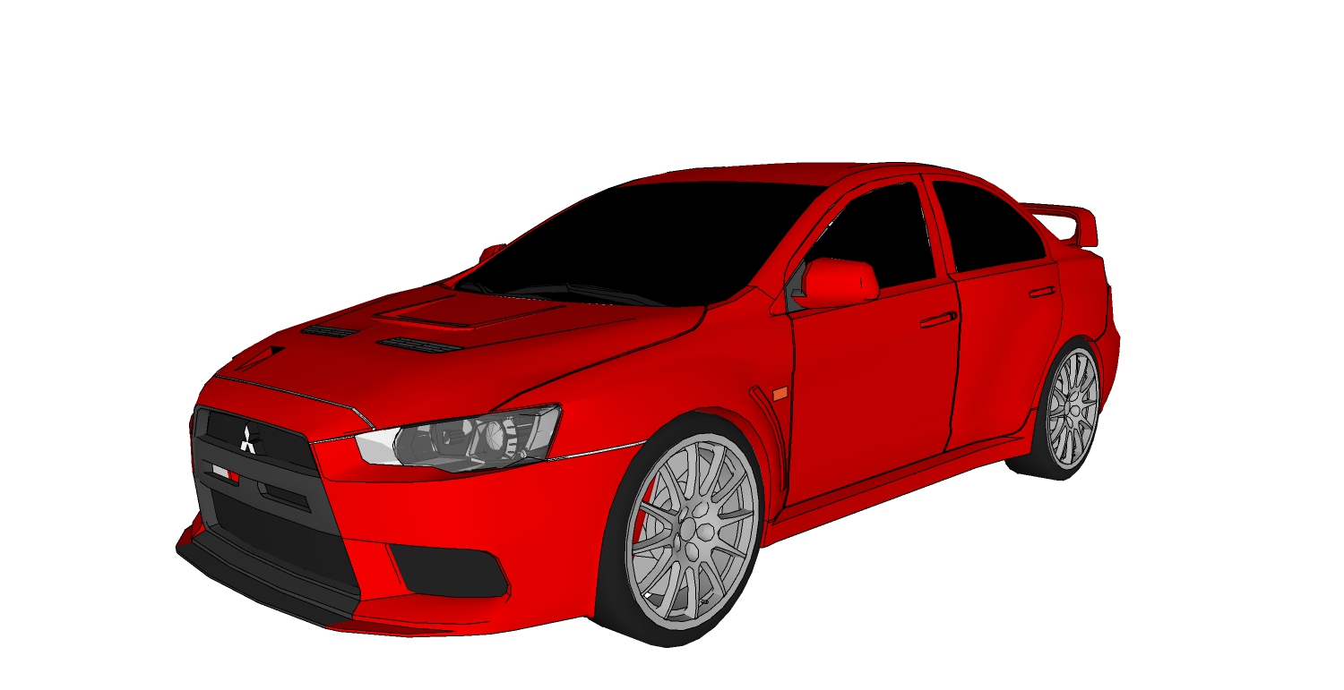 Mitsubishi Lancer Evo X(1)