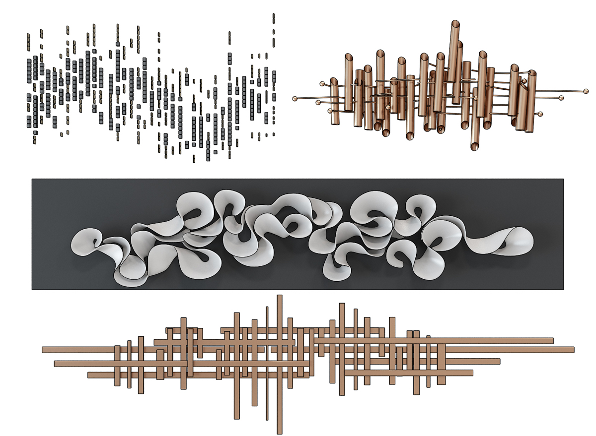 H20-1124现代墙饰挂件组合(1)