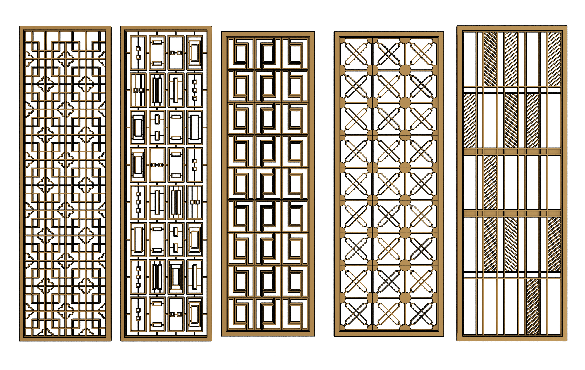 H29-1105现代金属隔断