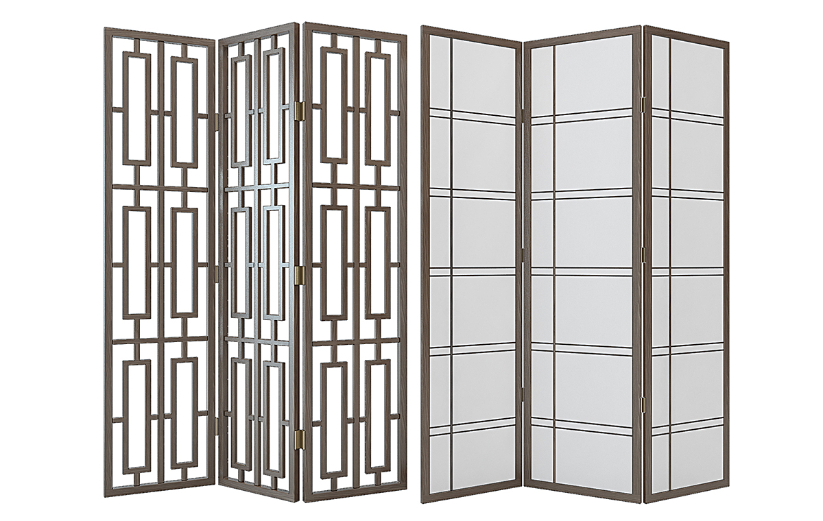 H52-0103新中式屏风隔断组合