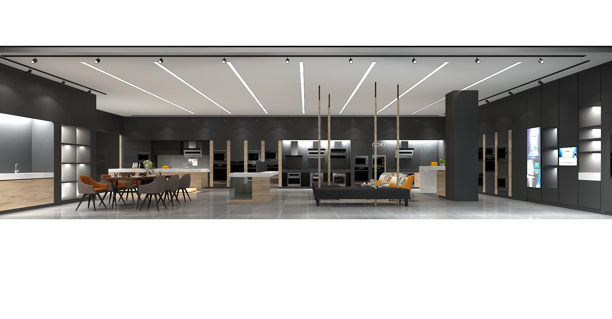 Z12-0717老板吸油烟机橱柜专卖店建材专卖店 (1)3d模型下载(1)