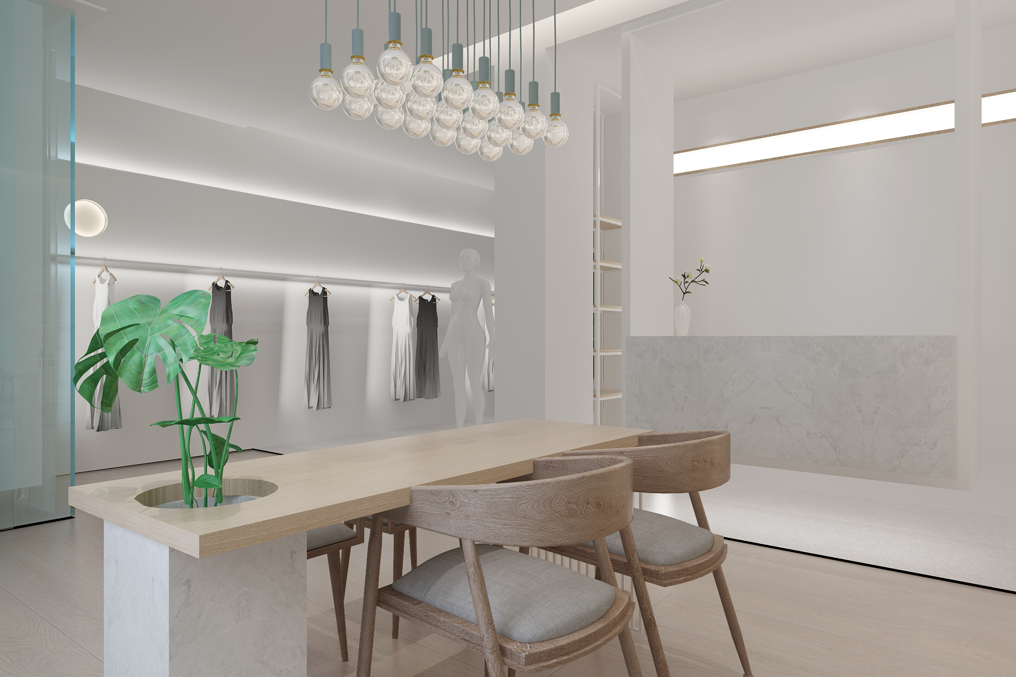 服装专卖店 3d模型下载(1)