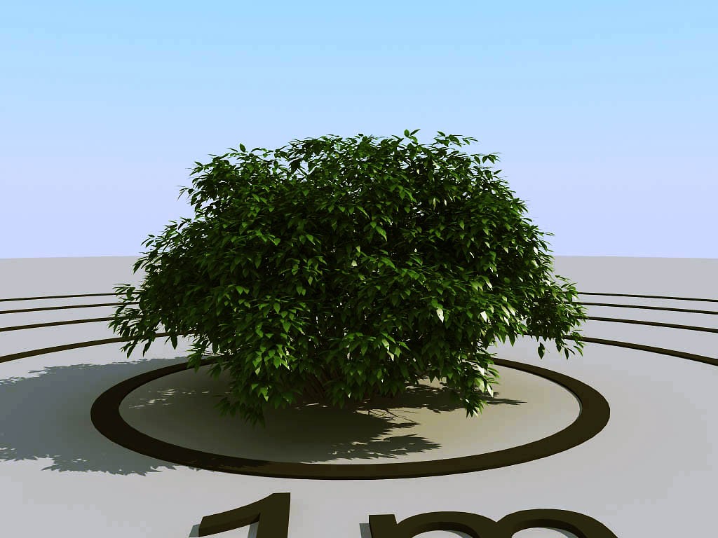 051灌木植物球绿植3d模型下载(1)