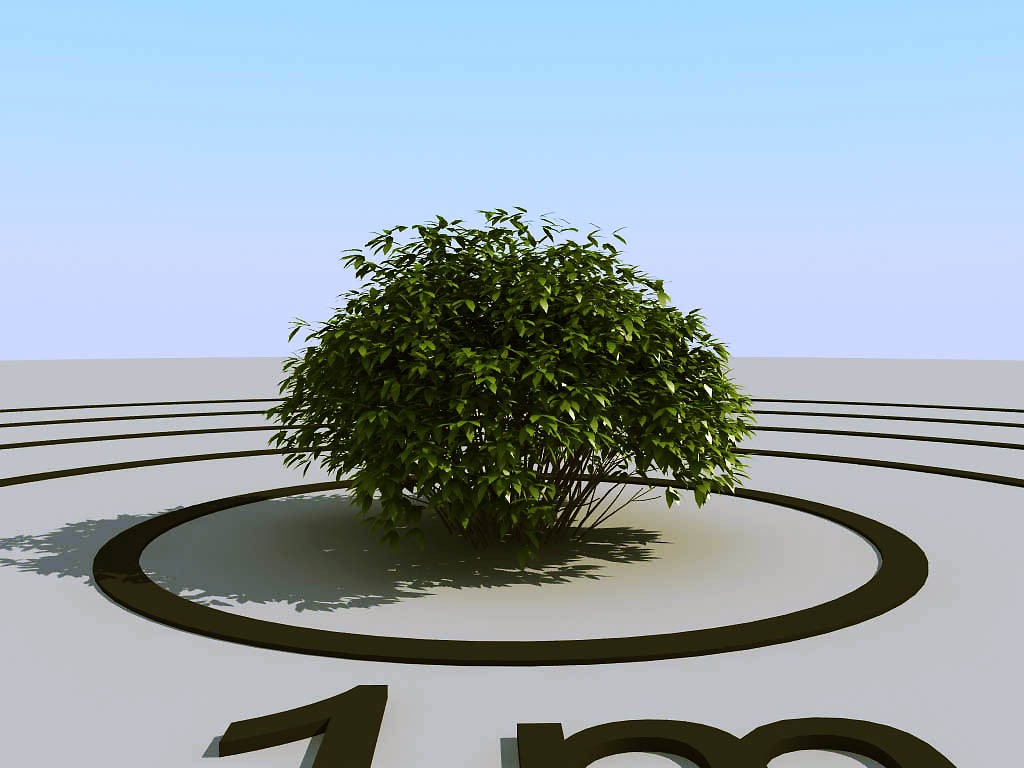 050灌木植物球绿植3d模型下载(1)