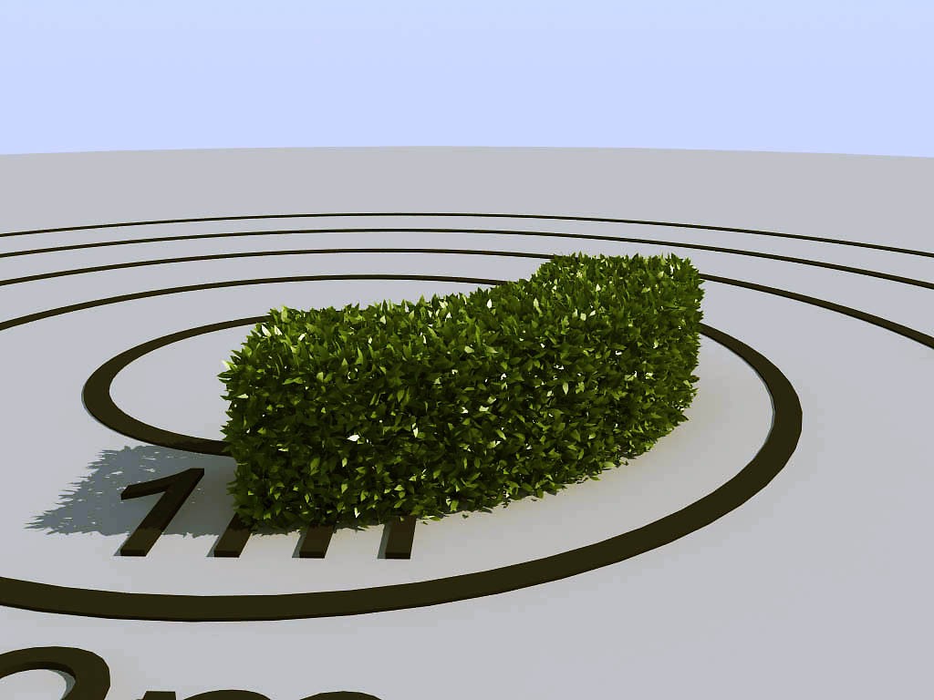 047景观植物绿植墙植物墙树墙黄杨灌木3d模型下载(1)