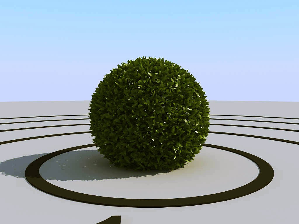 036灌木植物球绿植3d模型下载 (2)(1)