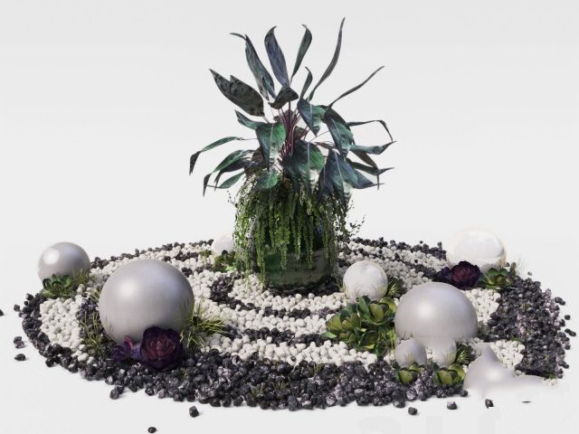 植物组合3d模型下载(1)