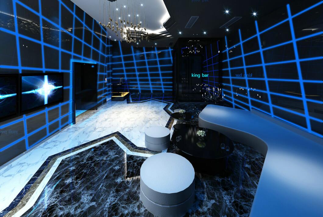 现代风格酒吧，KTV，包间， (1)3d模型下载(1)