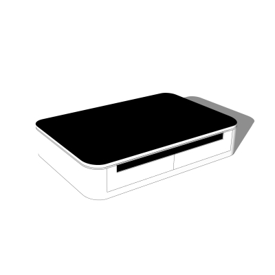 现代茶几免费su模型(1)
