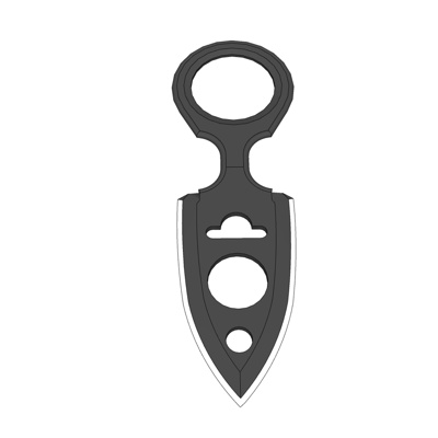 现代忍者手里剑玩具免费su模型(1)