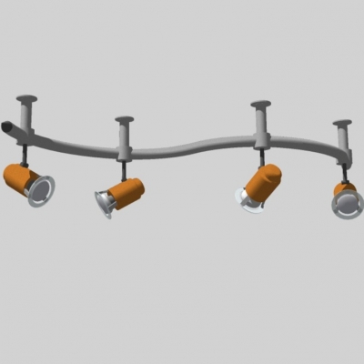 现代射灯免费su模型(1)