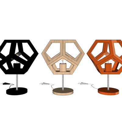 北欧台灯免费su模型(1)