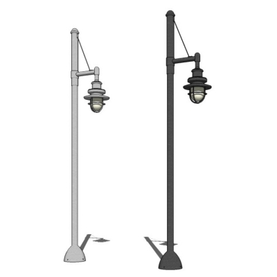 工业风路灯免费su模型(1)