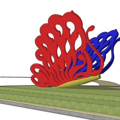 现代雕塑免费su模型(1)