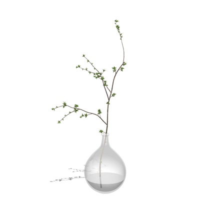 现代花瓶花卉免费su模型(1)