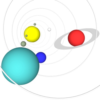 现代星球挂件免费su模型(1)