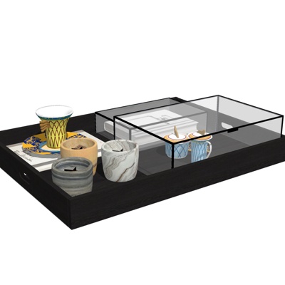 现代装饰品免费su模型(1)