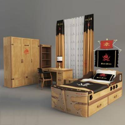 儿童房家具组合(1)