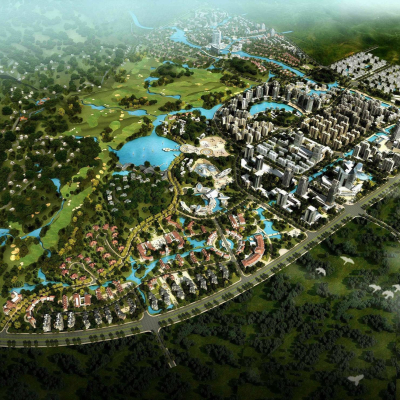 现代小区规划免费su模型(1)