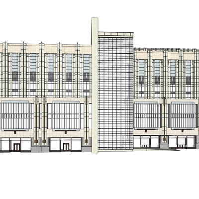 现代酒店免费su模型(1)