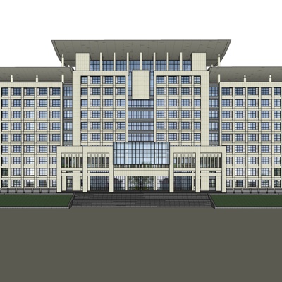 现代酒店免费su模型(1)