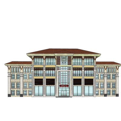 现代酒店免费su模型(1)