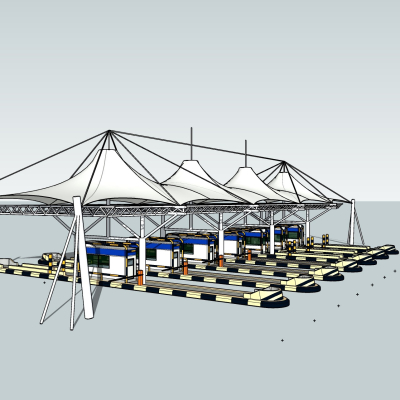 现代车站免费su模型(1)