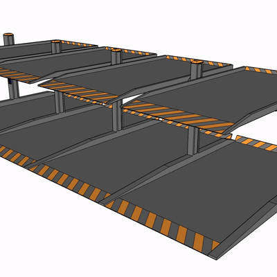 现代停车场免费su模型(1)