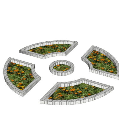现代树池免费su模型(1)