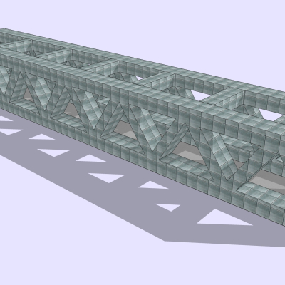 现代公路大桥免费su模型(1)
