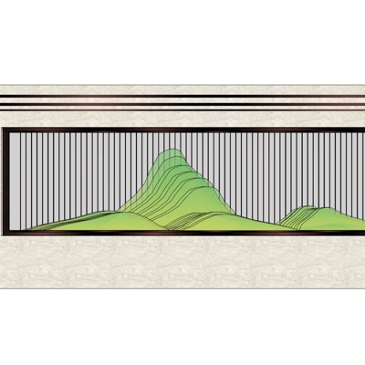 现代景观墙免费su模型(1)