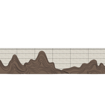 新中式景观墙免费su模型(1)