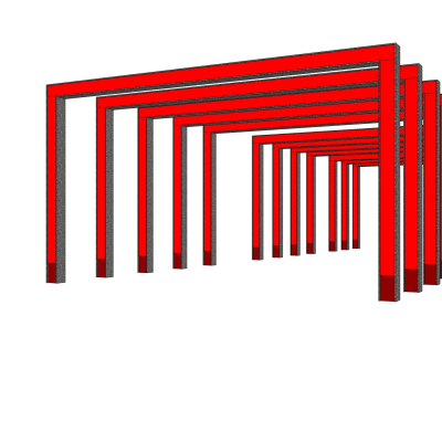 现代廊架免费su模型(1)