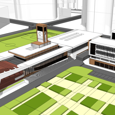 现代学校规划免费su模型(1)