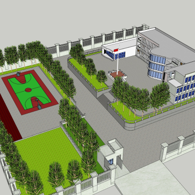 现代学校免费su模型(1)