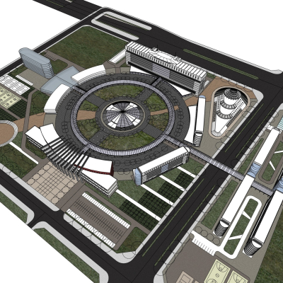 现代学校规划免费su模型(1)