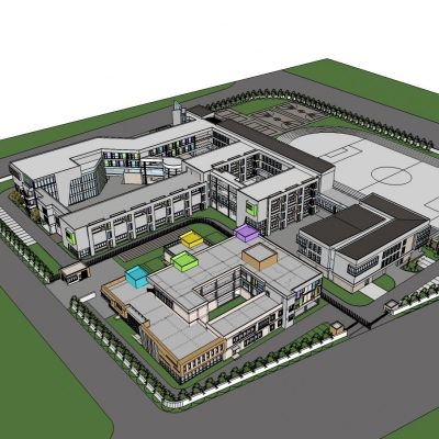 现代学校免费su模型(1)