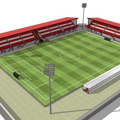 现代体育馆免费su模型(1)