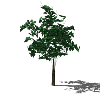 现代绿植免费su模型(1)