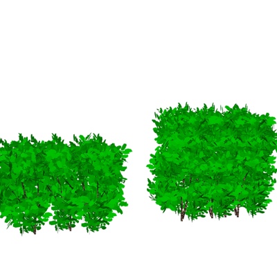 现代灌木丛免费su模型(1)