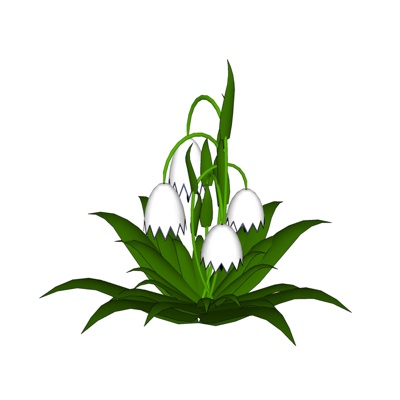现代花草植物免费su模型(1)