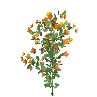 现代玫瑰花免费su模型(1)