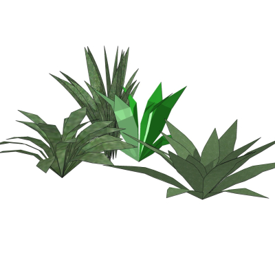 现代花草植物免费su模型(1)