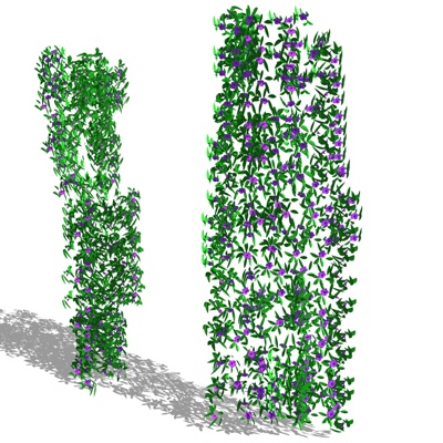 现代绿植藤蔓免费su模型