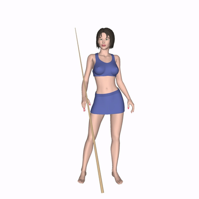 现代女性人物免费su模型(1)