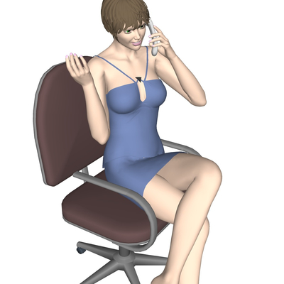 现代女士免费su模型(1)